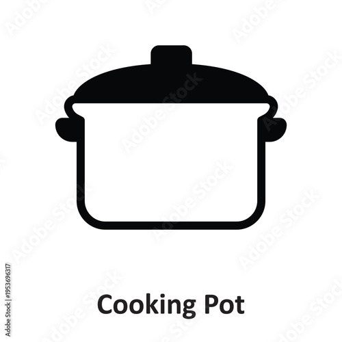 Cooking Pot Vector icon which can easily modify or edit