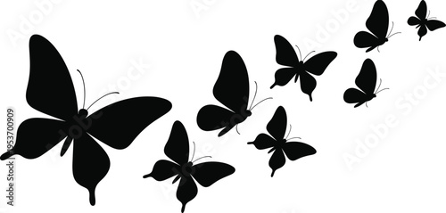 Islamic ramadan kareem celebration elements set with mosque silhouette crescent moon hanging lanterns stars prayer beads and traditional teapot for eid mubarak festival design.