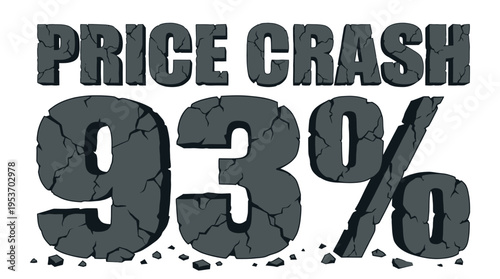 Price Crash Announcement with Large Discount Percentage