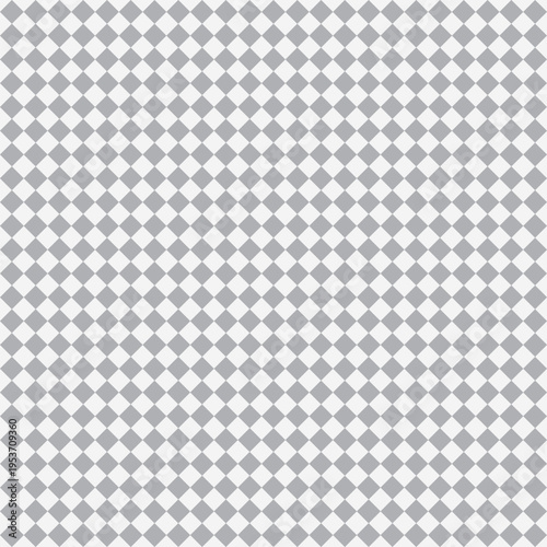 Seamless light gray and off white geometric diamond grid pattern. Modern tiling background for wallpaper, packaging, textile, branding, and web design.