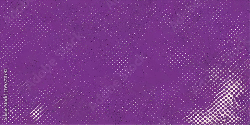 Shiny pink and purple abstract background pattern featuring a digital mosaic of bright dots and blue star elements for a decorative holiday wallpaper illustration