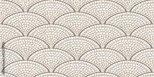 Abstract seamless circle pattern vector design background