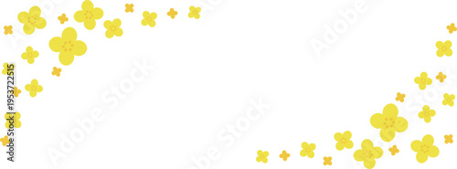 菜の花のフレーム