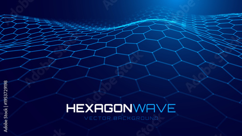 Hexagonal Nano Grid Texture. Advanced Graphene Material Pattern. Sleek Atomic-Scale Honeycomb Design. Tech-Inspired Background. Scientific Vector Illustration.