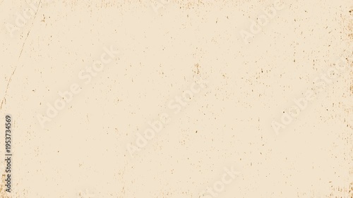 Sepia toned vintage paper texture background video. Aged effect 4K animated backdrop with creases, stains, grain, dust particles