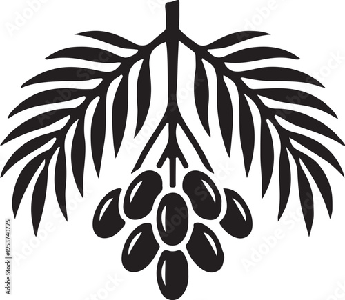 Black and white tattoo style illustration of a tree and apple with floral and bird elements in a decorative vintage vector design