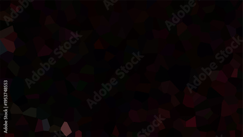 Vector Dark mosaic reveals somber abstract art featuring cryptic patterns and mysterious composition feels intense and ambiguous, evokes deep feelings and mood