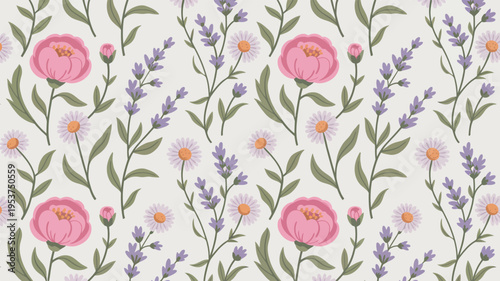spring flowers background