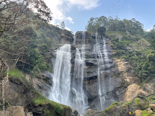 waterfall in sri lanka