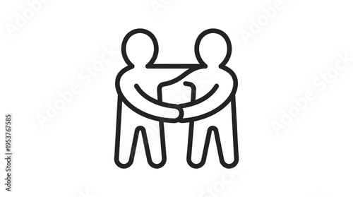 Two People Shaking Hands Symbolizing Agreement