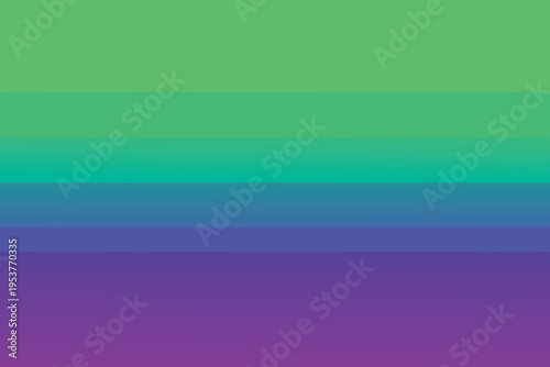 Horizontal bands of vibrant green blue and purple hues