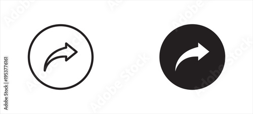 Share vector icon, arrow symbol. Simple illustration for web or mobile app