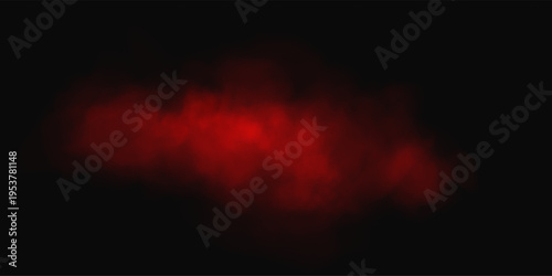 Mysterious Red Fog and Energy Smoke Background