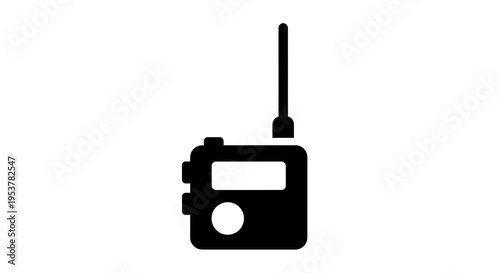 Walkie Talkie Icon Communication Device Illustration