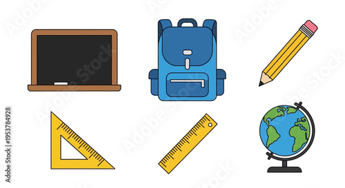 School supplies and education tools.