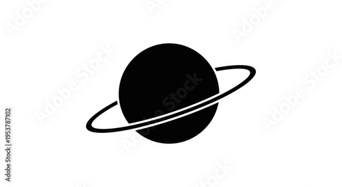 Saturn Planet Ring System.