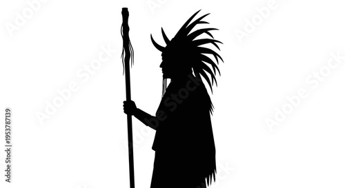 Silhouette of a Warrior.