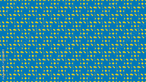 Seamless Ukrainian Patriotic Pattern vector background