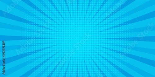 Comic background. Pop art texture. Starburst cartoon style