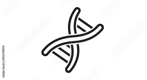 DNA Helix Genetic Double Strand.