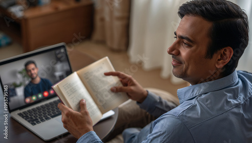 同じ一節で心が重なるインド人男性30代のオンライン読書会の週末