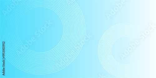 blue background with white circle rings in faded distressed vintage grunge texture design, old geometric pattern paper