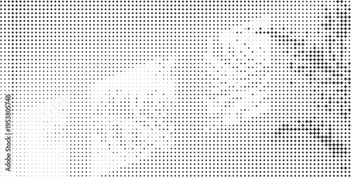 Dark Purple Plus Sign Halftone Pattern Gradient White Background, Purple Cross Shape Abstract Halftone Texture Background