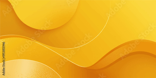 Abstract orange background vector illustration with a gold gradient wave pattern and light motion curves for a professional summer banner backdrop
