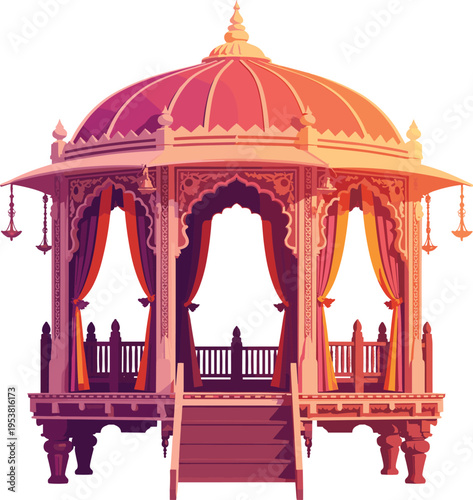 Ornate Indian Pavilion