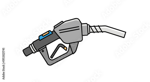 Fuel Pump Nozzle Illustration.