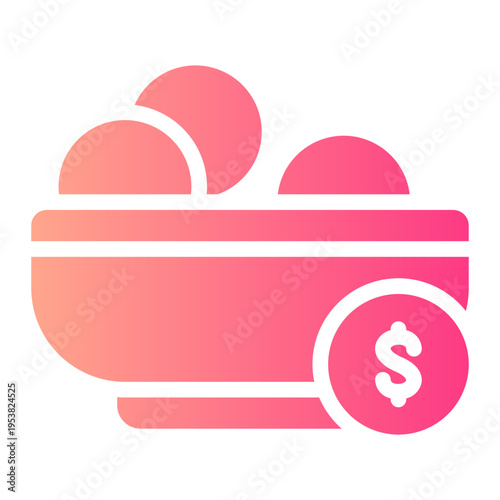 money gradient icon
