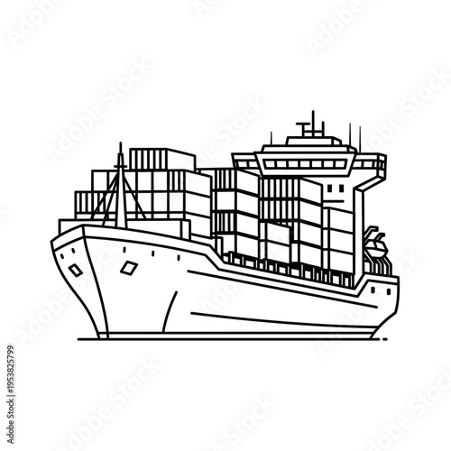 Maritime Shipping Icon