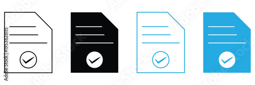 Documents icon pictogram set. Vector icon designs eps 10.