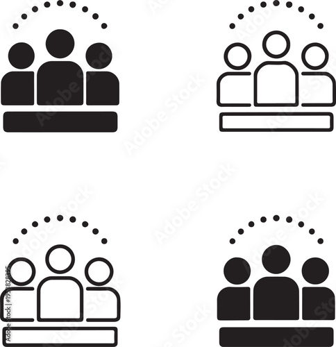 Isolated Population Density Concept Icon, population density concept, crowded area symbol, human density map, urban population concept, city crowd data, demographic density icon