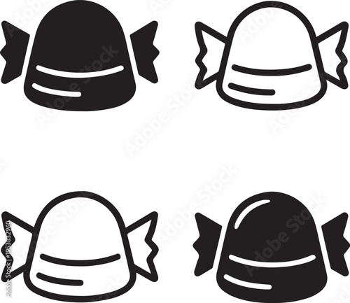 Isolated Chocolate Candy Icon Design, chocolate candy icon, candy icon, cocoa candy, sweet candy, sugar treat, confectionery sweet, dessert candy, snack sweet, chocolate food