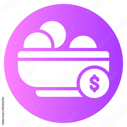 money gradient icon