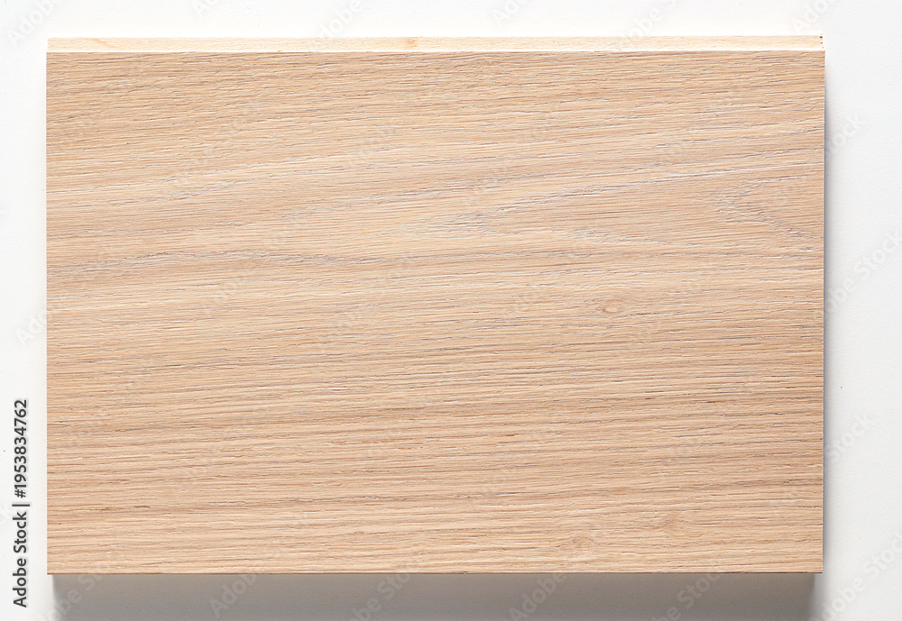 Naklejka premium Texture of a wooden board, on a white background