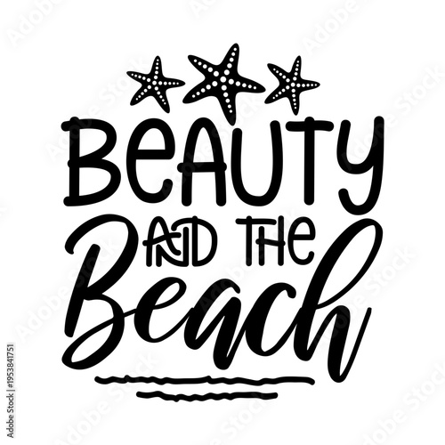 Beauty And The Beach Svg