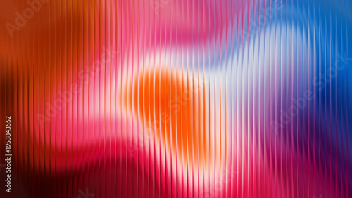 Photos Vibrant digital heart with glitch effect background