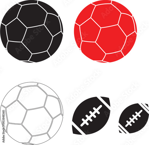Football icon, vector, logo, template, football volleyball,foot ball icon flat thin illustration symbol rugby ball icon flat thin illustration symbol,isolated stroke in black colour.