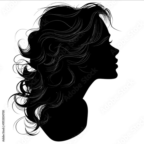 black silhouette Edenta on a white backgrounk vector