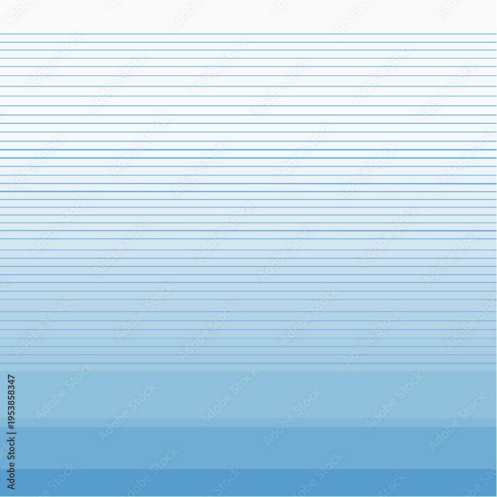 Fototapeta premium Primary writing paper background with blue horizontal lines for handwriting practice.