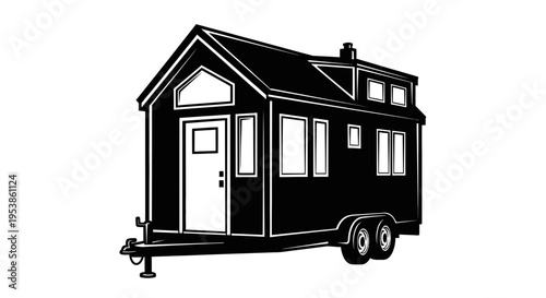 Tiny house on a trailer.