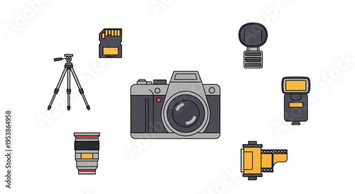 Camera and photography equipment tools.