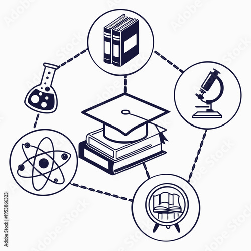 Science education learning graduation books