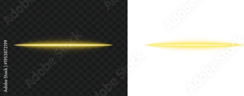 A glowing yellow light streaks across a dark background with a subtle gradient effect on a transparent layer.