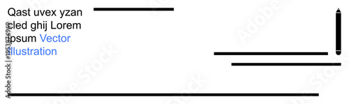 Content creation, communication, writing tips, editing process, office tasks, design concepts. Pen placed near lines of text alongside clean design. Content creation and communication concept