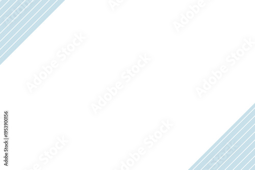 青の斜めストライプを対角に配置したシンプルな背景フレーム