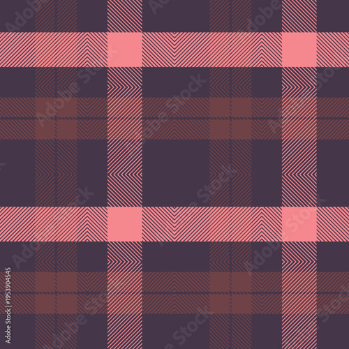 Color twill scotland textile seamless pattern. Fabric texture check tartan plaid. Abstract geometric background for cloth, card, fabric. Monochrome graphic repeating design. Modern squared ornament.