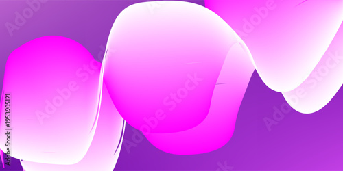 Abstract Magenta and Purple Fluid Gradient Wave Background